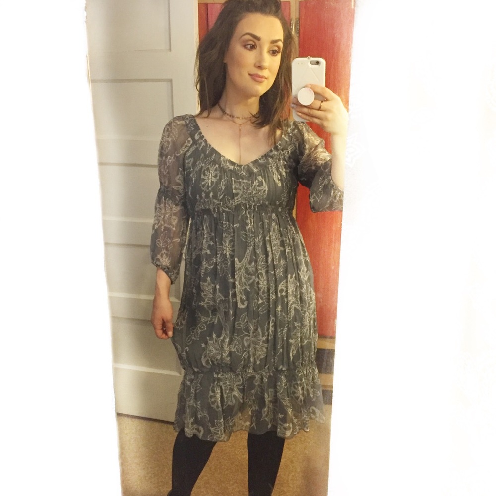 To The Max Grey Dress